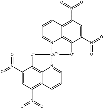 copper(II) 5,7-dinitroquinolin-8-olate Structural