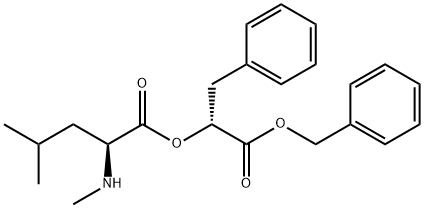 L-Leucine, N-methyl-,(1R)-2-oxo-2-(phenylmethoxy)-1-(phenylmethyl)ethyl ester Structural