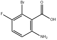 6-Amino-2-bromo-3-fluoro-benzoic acid Structural