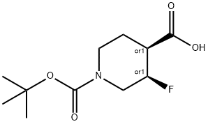 cis-1-(tert-butoxycarbonyl)-3-fluoropiperidine-4-carboxylic acid
