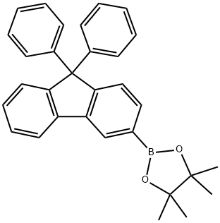 9,9-diphenyl-fluoren-3-boronic acid pinacol ester Structural