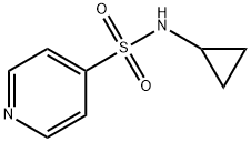 Pyridine-4-sulfonic acid cyclopropylamide Structural