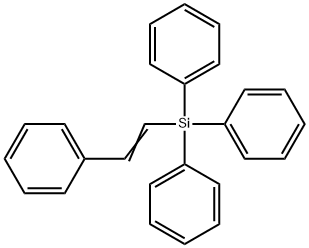 STYRYLTRIPHENYLSILANE Structural
