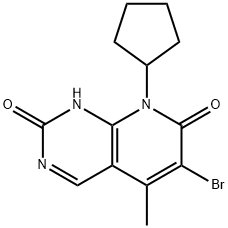 6-bromo-8-cyclopentyl-5-methyl-Pyrido[2,3-d]pyrimidine-2,7(1H,8H)-dione