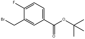 tert-Butyl 3-(bromomethyl)-4-fluorobenzoate(WXG00571) Structural