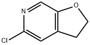 Furo[2,3-c]pyridine, 5-chloro-2,3-dihydro- Structural