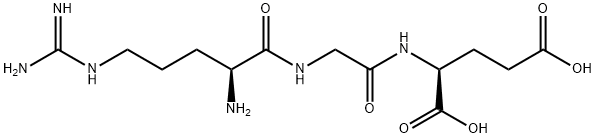 L-Glutamic acid, N-(N-L-arginylglycyl)-
 Structural