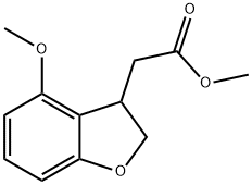 Methyl 4-Methoxy-2,3-dihydrobenzofuran-3-acetate Structural
