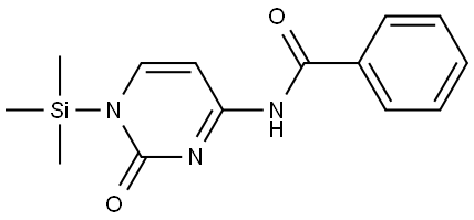 N-(2-((1-trimethylsilyl)oxy)pyrimidin-4-yl)benzamide Structural