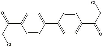 1,1'-([1,1'-biphenyl]-4,4'-diyl)bis(2-chloroethanone) Structural Picture