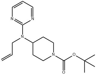 tert-butyl 4-(allyl(pyrimidin-2-yl)amino)piperidine-1-carboxylate Structural