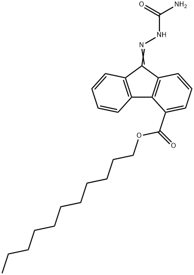 Undecyl 9-((aminocarbonyl)hydrazono)-9H-fluorene-4-carboxylate Structural