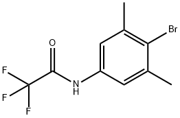 N-(4-Bromo-3,5-dimethylphenyl)-2,2,2-trifluoroacetamide Structural