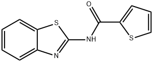 N-(1,3-benzothiazol-2-yl)thiophene-2-carboxamide Structural