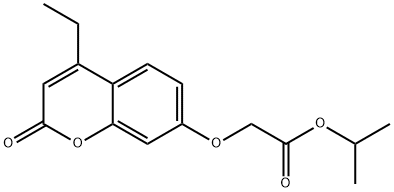 isopropyl 2-((4-ethyl-2-oxo-2H-chromen-7-yl)oxy)acetate Structural