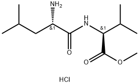 L-leucinyl-L-valine methyl ester hydrochloride Structural