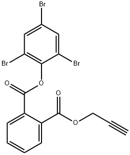 prop-2-yn-1-yl (2,4,6-tribromophenyl) phthalate Structural