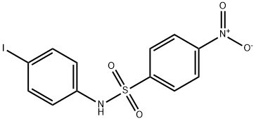 Benzenesulfonamide, N-(4-iodophenyl)-4-nitro- Structural