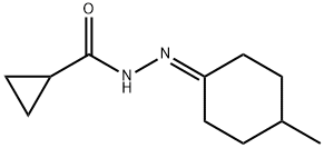N'-(4-methylcyclohexylidene)cyclopropanecarbohydrazide Structural