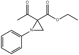 ethyl 2-acetyl-1-phenylaziridine-2-carboxylate Structural