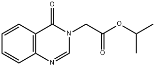 isopropyl 2-(4-oxoquinazolin-3(4H)-yl)acetate Structural