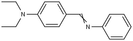 N-(4-(DIETHYLAMINO)BENZYLIDENE)ANILINE Structural
