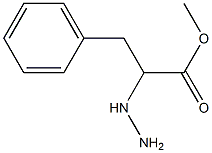 methyl 2-hydrazinyl-3-phenylpropanoate Structural
