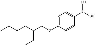Boronic acid, [4-[(2-ethylhexyl)oxy]phenyl]- Structural