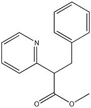 Methyl 3-phenyl-2-(pyridin-2-yl)propanoate Structural