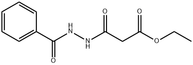 ethyl 3-(2-benzoylhydrazinyl)-3-oxopropanoate Structural
