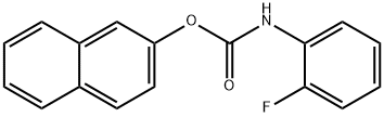 naphthalen-2-yl (2-fluorophenyl)carbamate Structural