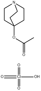 quinuclidin-4-yl acetate perchlorate Structural