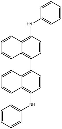 N4,N4'-diphenyl-[1,1'-binaphthalene]-4,4'-diamine Structural