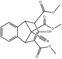 trimethyl 10-cyano-7-hydroxy-6,9-dihydro-5H-5,9-methanobenzo[7]annulene-6,8,10-tricarboxylate Structural