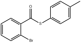 S-p-tolyl 2-bromobenzothioate Structural