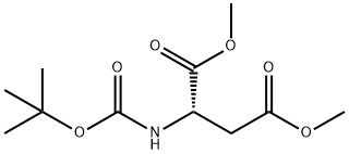 dimethyl (tert-butoxycarbonyl)-L-aspartate Structural