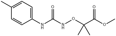 methyl 2-methyl-2-{[(4-toluidinocarbonyl)amino]oxy}propanoate Structural