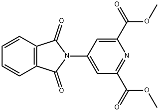 dimethyl 4-(1,3-dioxoisoindolin-2-yl)pyridine-2,6-dicarboxylate Structural