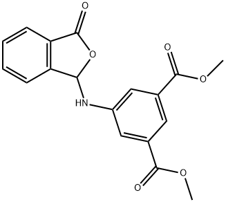 dimethyl 5-((3-oxo-1,3-dihydroisobenzofuran-1-yl)amino)isophthalate Structural