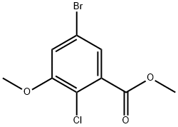 Methyl 2-chloro-3-methoxy-5-bromobenzoate