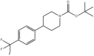 tert-butyl 4-(4-(trifluoromethyl)phenyl)piperidine-1-carboxylate Structural