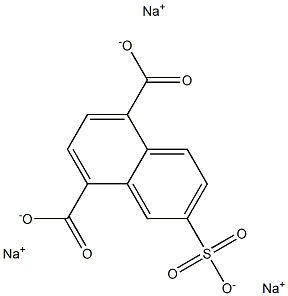 sodium 5,8-dicarboxynaphthalene-2-sulfonate Structural