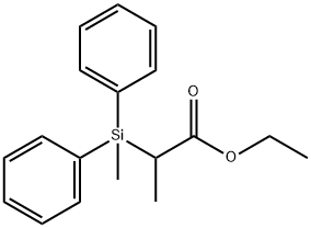 Ethyl 2-(Methyldiphenylsilyl)propanoate Structural