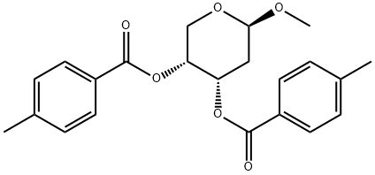 Methyl 2-deoxy-beta-D-erythro-pentopyranoside bis(4-methylbenzoate)