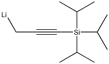 Lithium, [3-[tris(1-methylethyl)silyl]-2-propynyl]- Structural