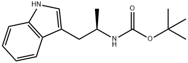 (R)-tert-butyl (1-(1H-indol-3-yl)propan-2-yl)carbamate Structural