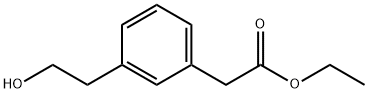 ethyl [3-(2-hydroxyethyl)phenyl]acetate Structural