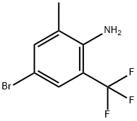 4-bromo-2-(trifluoromethyl)-6-methylbenzenamine