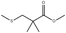 methyl 2,2-dimethyl-3-(methylthio)propanoate Structural