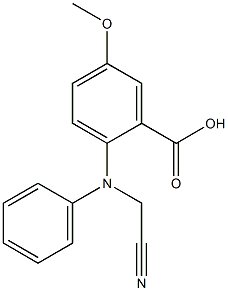 Benzoic acid, 2-[(cyanomethyl)phenylamino]-5-methoxy-(WXG02383) Structural